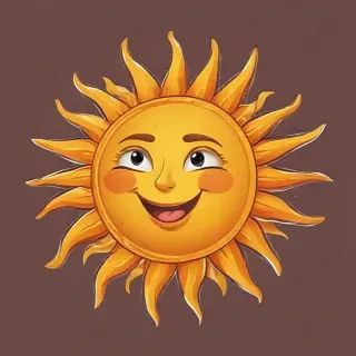 cartoon sun png