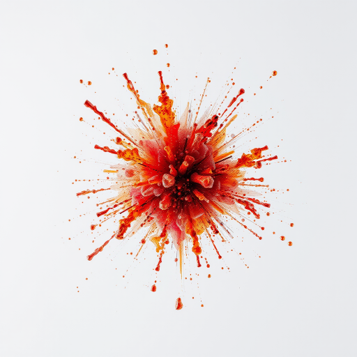 transparent explosion