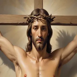 picture of jesus on cross
