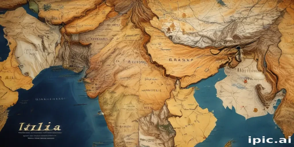 map of india