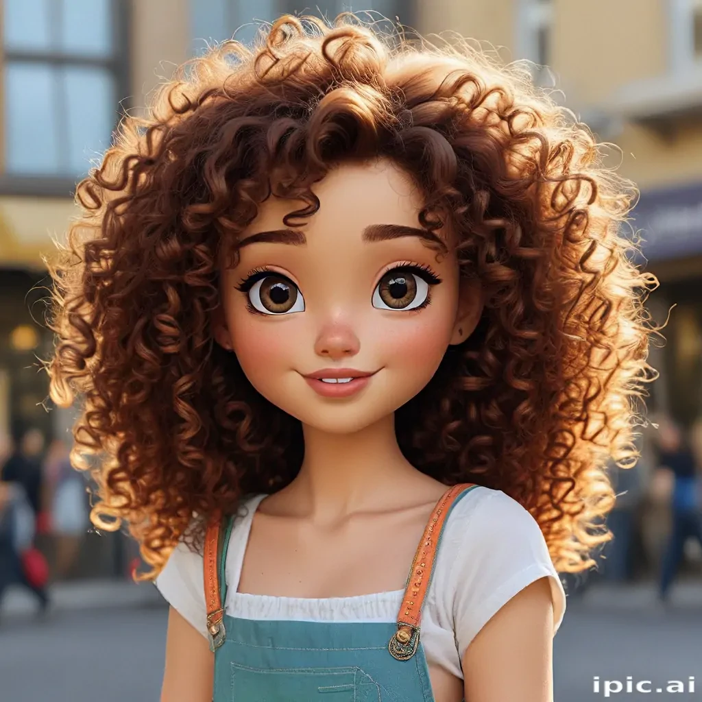 cartoon characters with curly hair