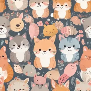 cute animal background