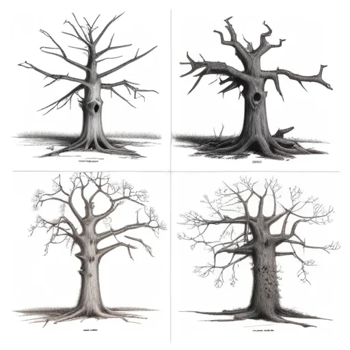 dead tree drawings