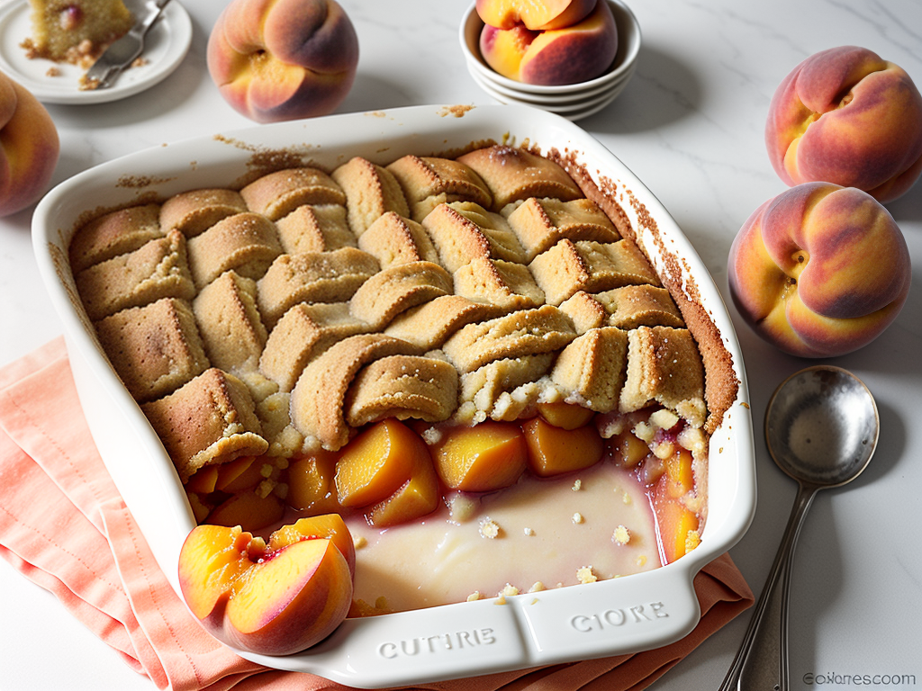 peach cobbler recipes with cake mix