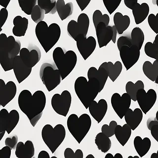 black heart aesthetic