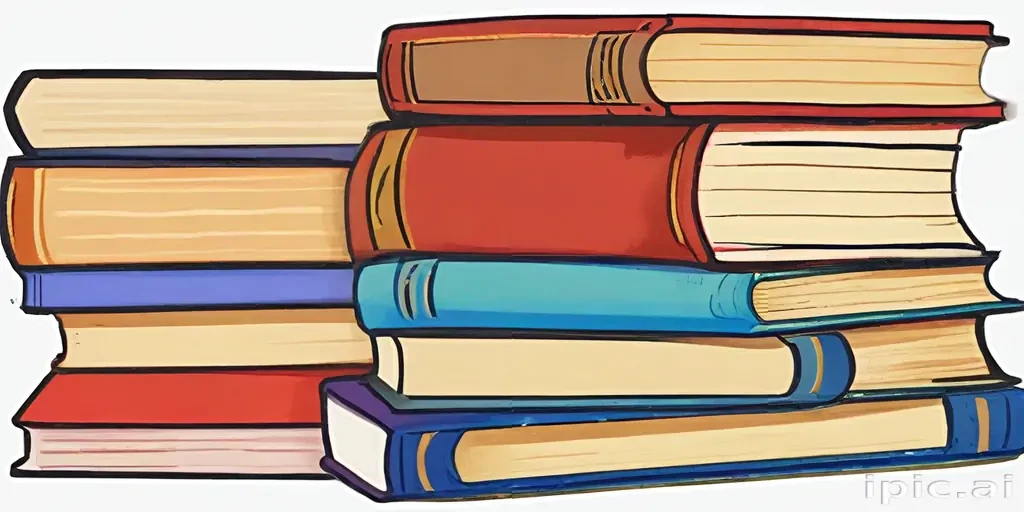 stack of books clipart