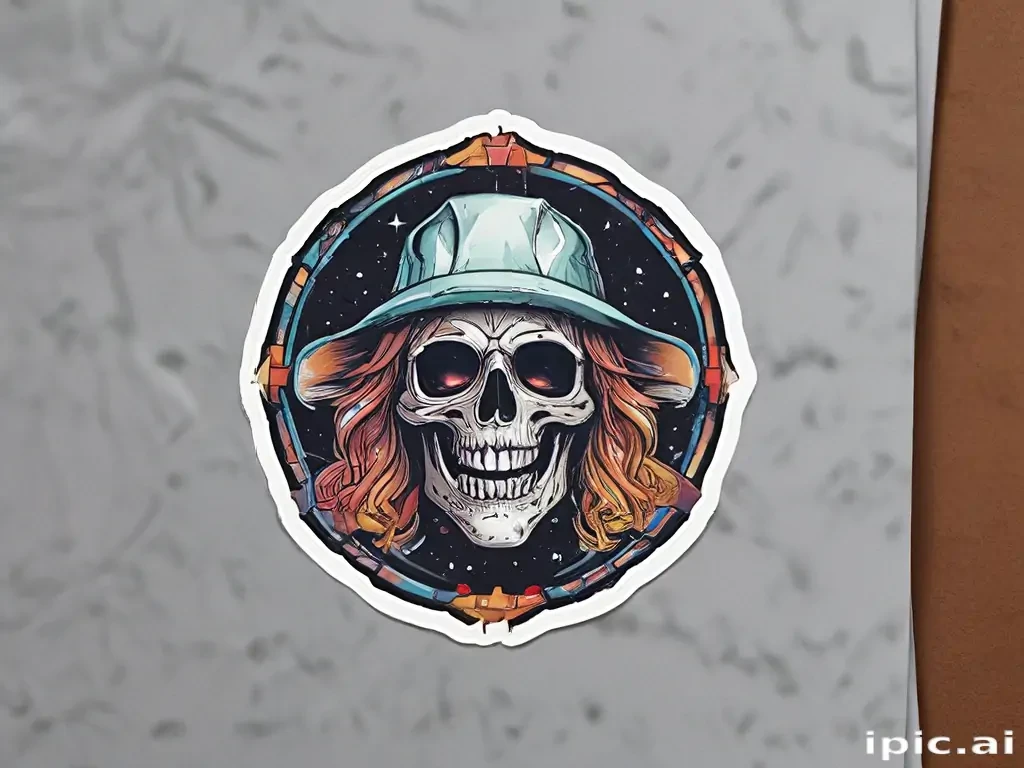 sticker mockup
