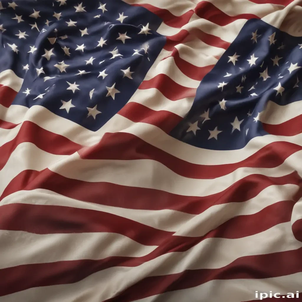 american flag waving png