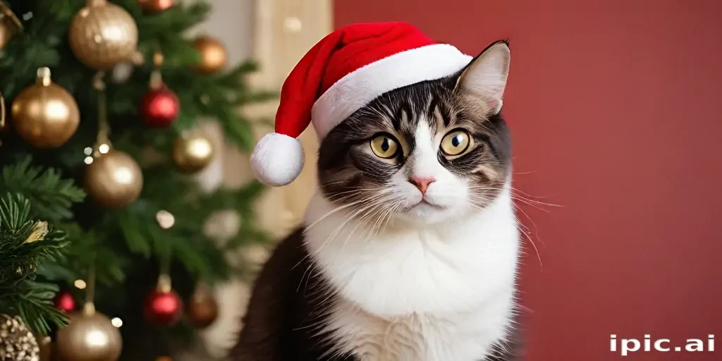 christmas cat background