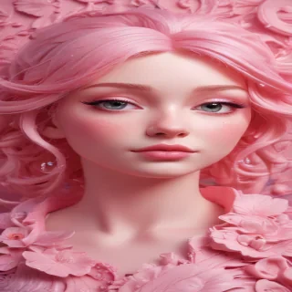 pink wall paper