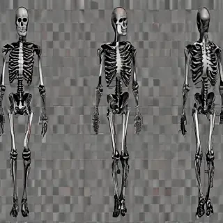 skeleton transparent background