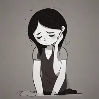 cartoon images of depression