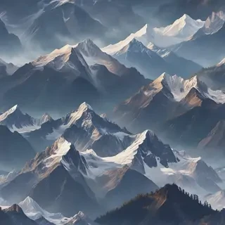mountains transparent
