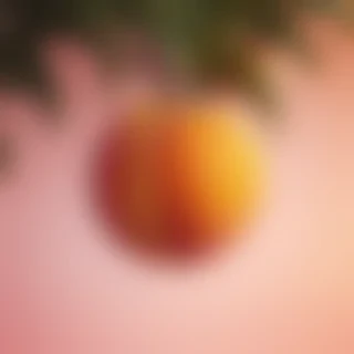 peach background aesthetic