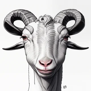 goat drawing