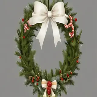 christmas wreath transparent