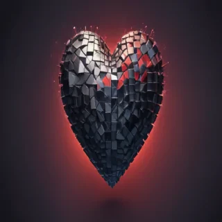 pixelated heart png