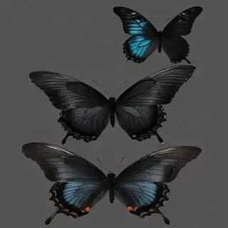 black butterfly png