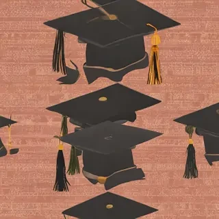grad hat png