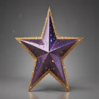 glitter star png