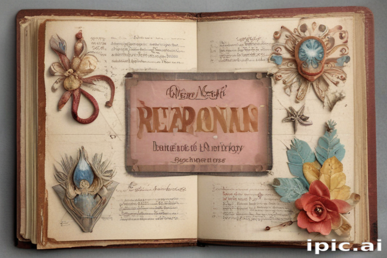 A Beautifully Crafted Antique Book Cover with Intricate Floral ...