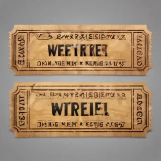 ticket clip art