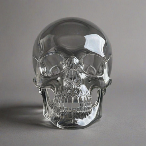 transparent skull