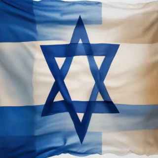 transparent israel flag