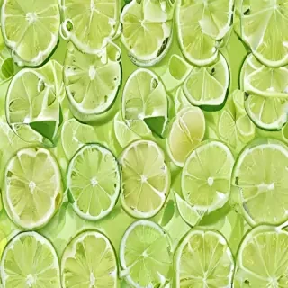 lime green background