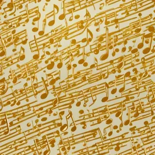 gold music notes
