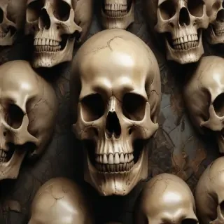 skull background