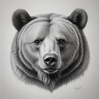 bear drawing