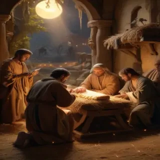 manger scene images free