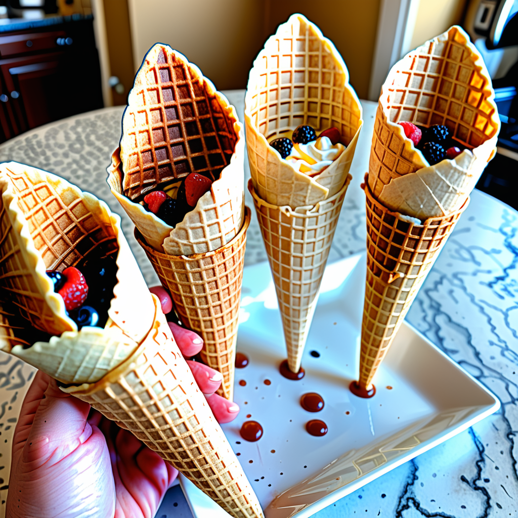 just the fun part waffle cones