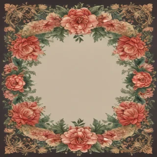 floral borders clipart