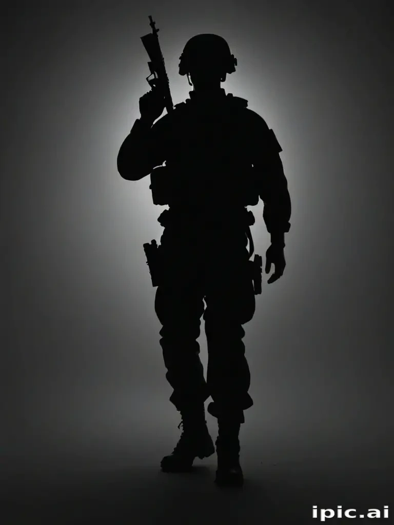 soldier silhouette png