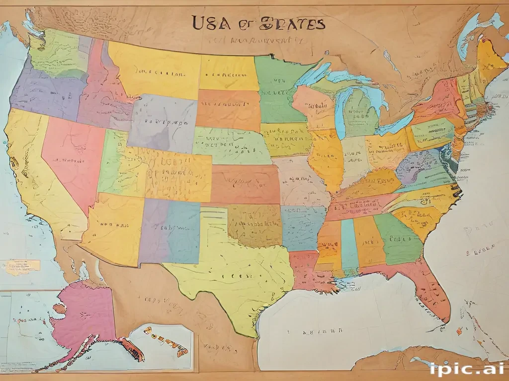 map of the usa states