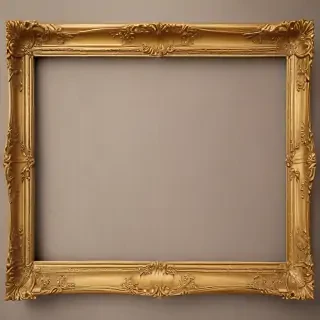fancy gold frame