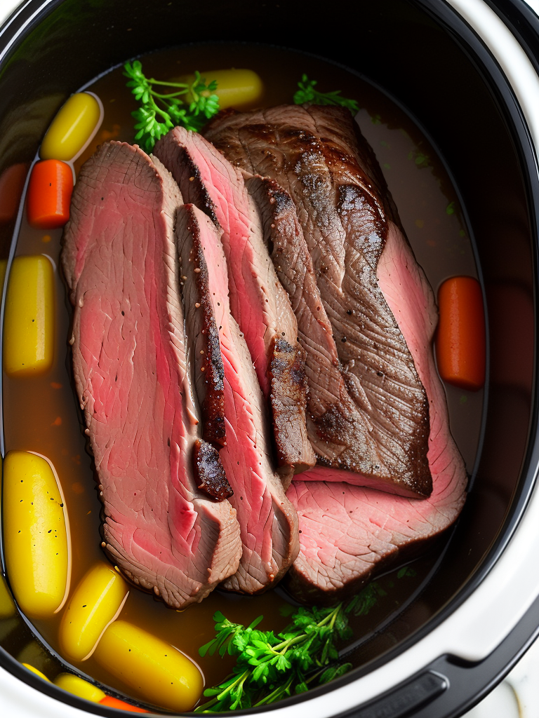 recipe for sirloin tip roast in a crock pot