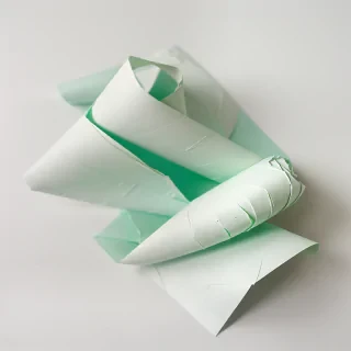 crumpled up paper