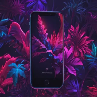 neon backgrounds for iphone
