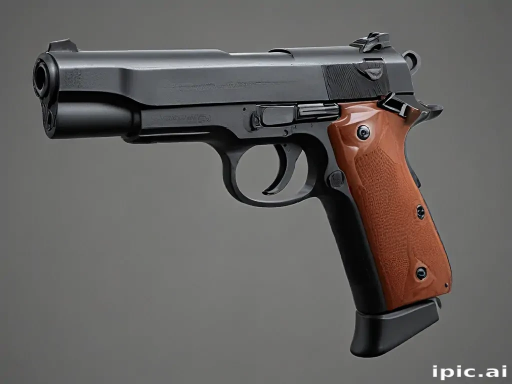 gun no background