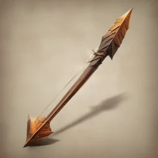 drawn arrow