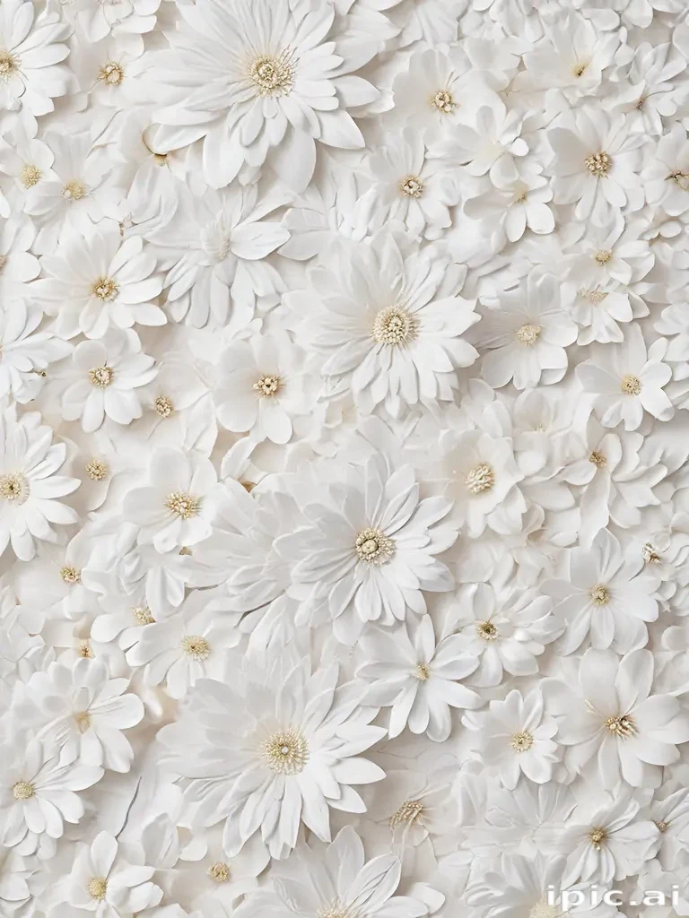 flower background white