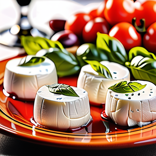 mozzarella and cream cheese appetizer
