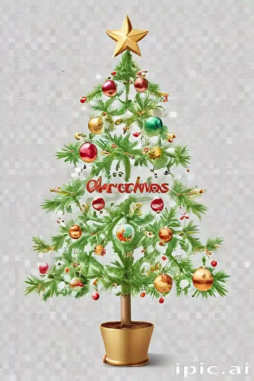 transparent merry christmas