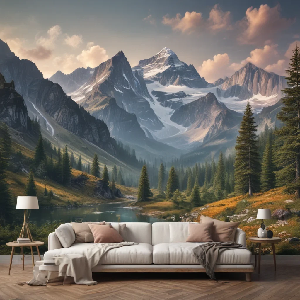 aesthetic mountain wallpaper
