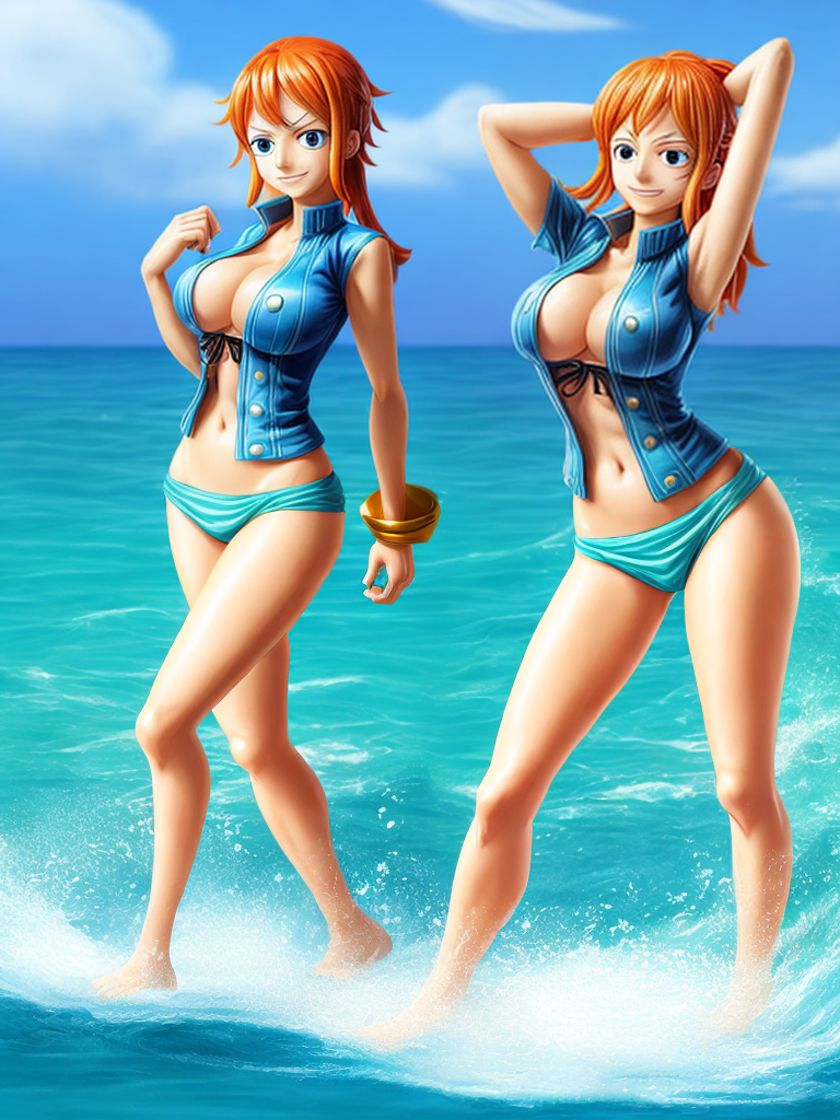 Free Ai Image Generator High Quality And 100 Unique Images Ipic Ai — Nami From One Piece