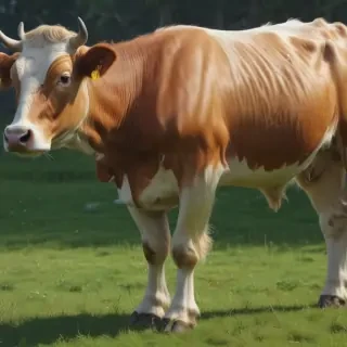 transparent cow