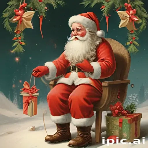 vintage christmas images to print